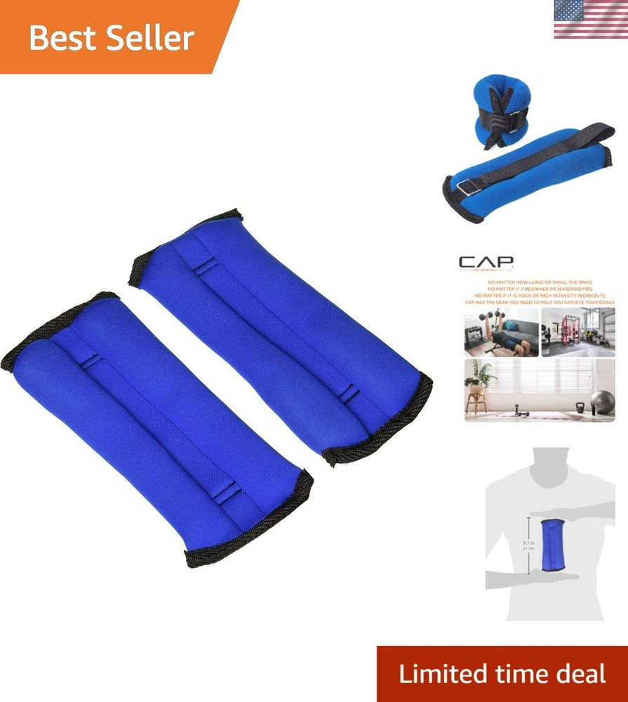 Comfortable 1 Lb Ankle & Wrist Weights - Ideal for Strength Training & Toning