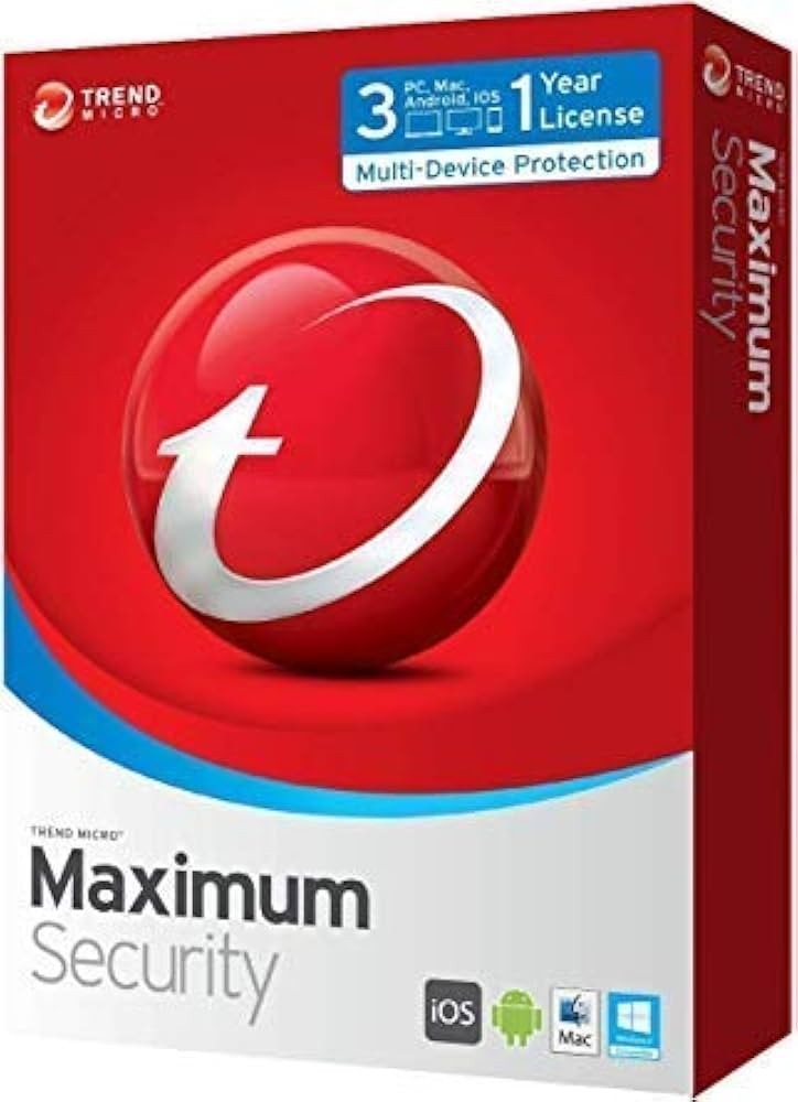 Trend Micro Maximum Security 2026 (3 Device - 1 Year)
