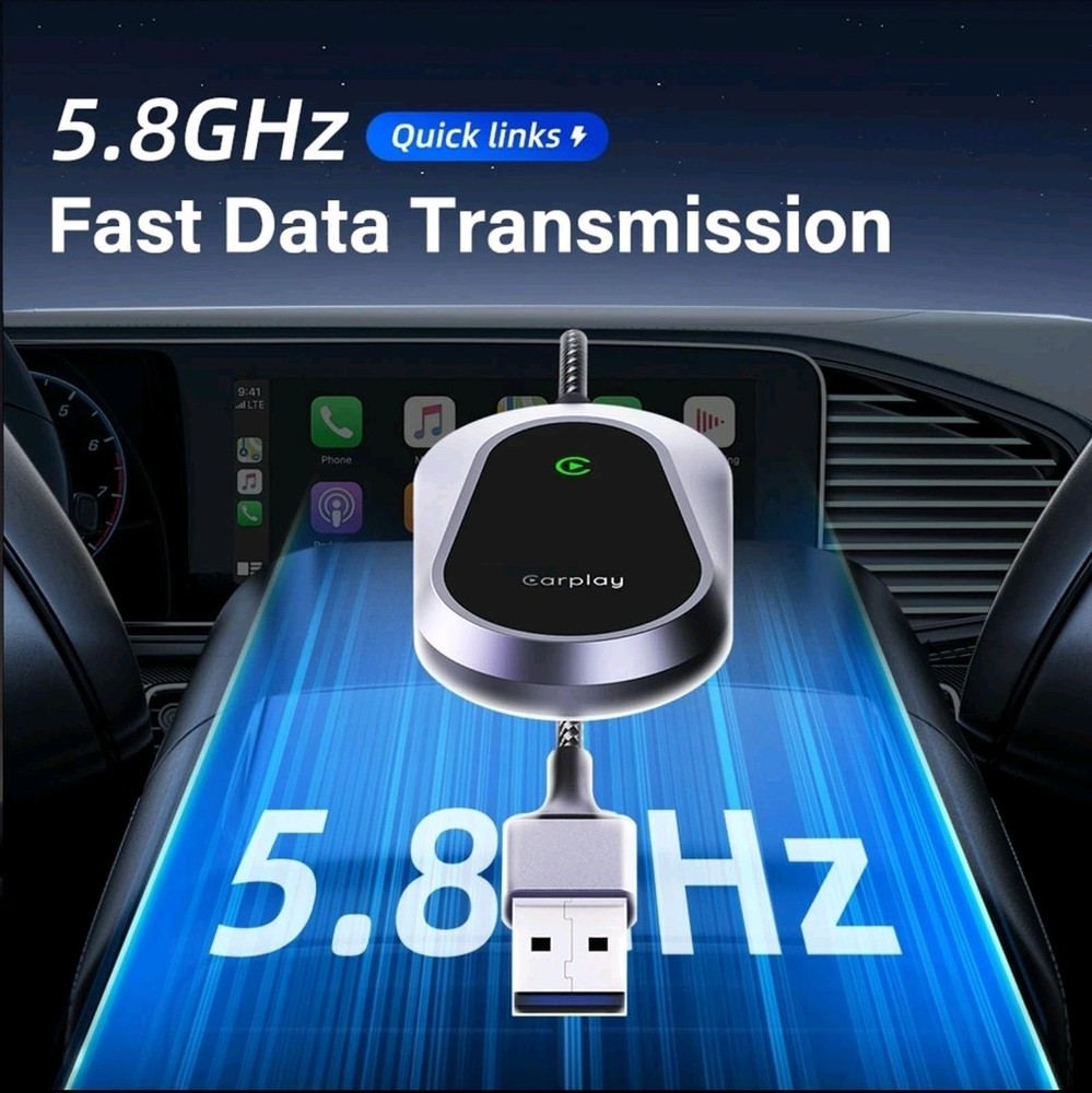 Wireless CarPlay Adapter with Android Auto Support, Universal Plug ...