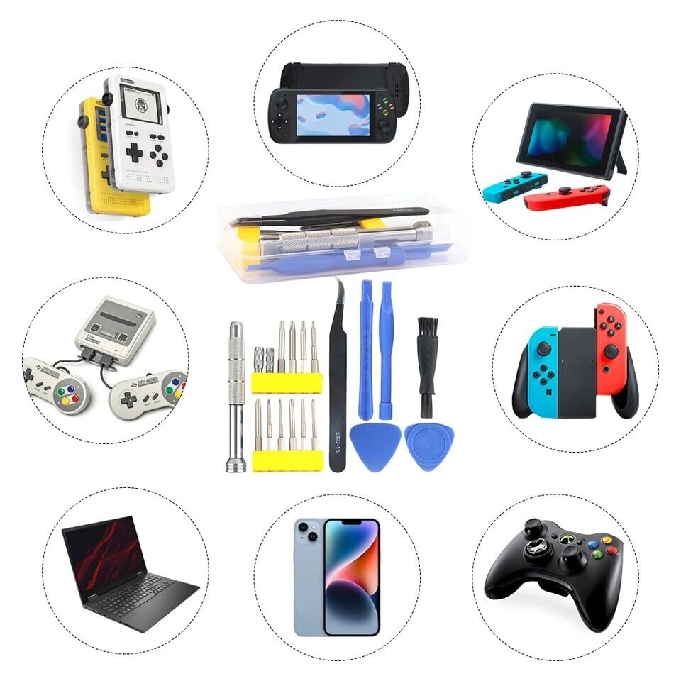 Tool Kit for PS5 PS1 PS2 PS3 PS4 PSP Playstation console Controller screwdriver