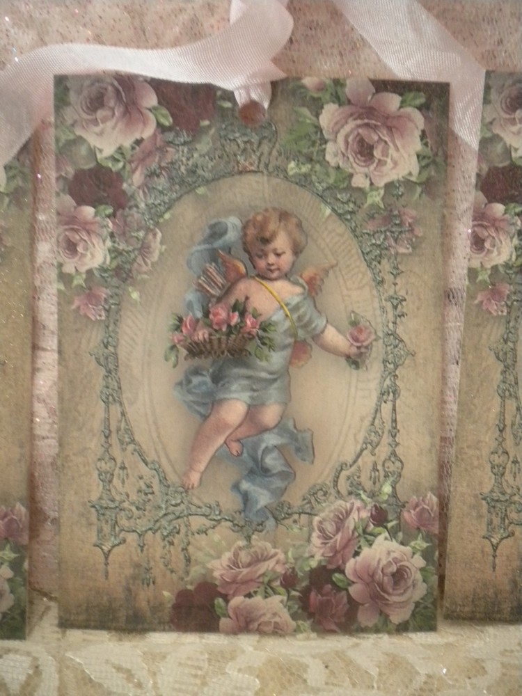 Gift Tags Shabby Chic Victorian Angel (4)