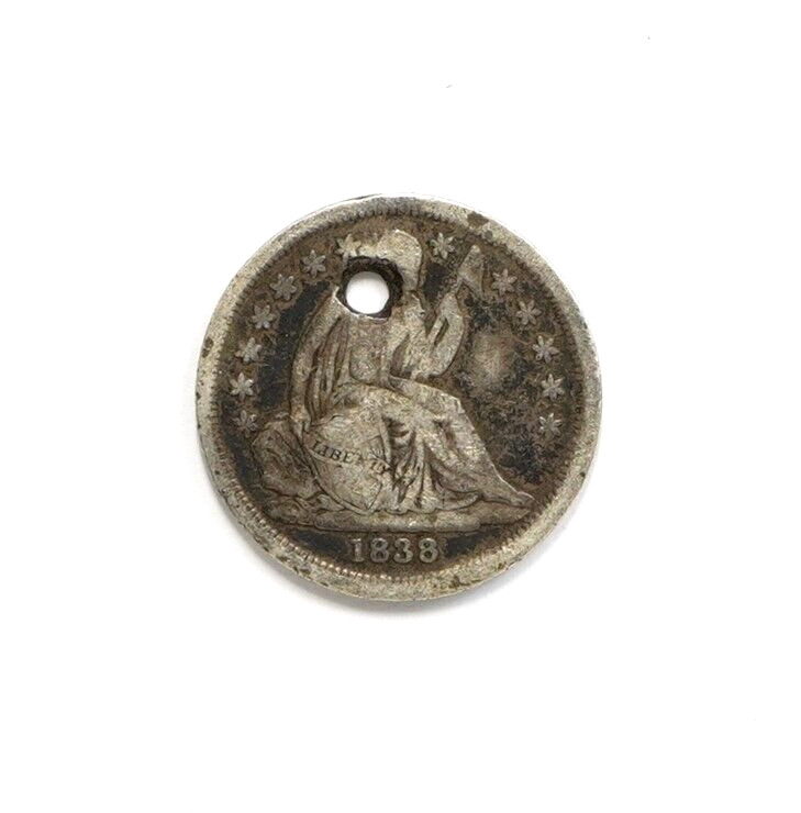 1838 Seated Liberty Silver Dime