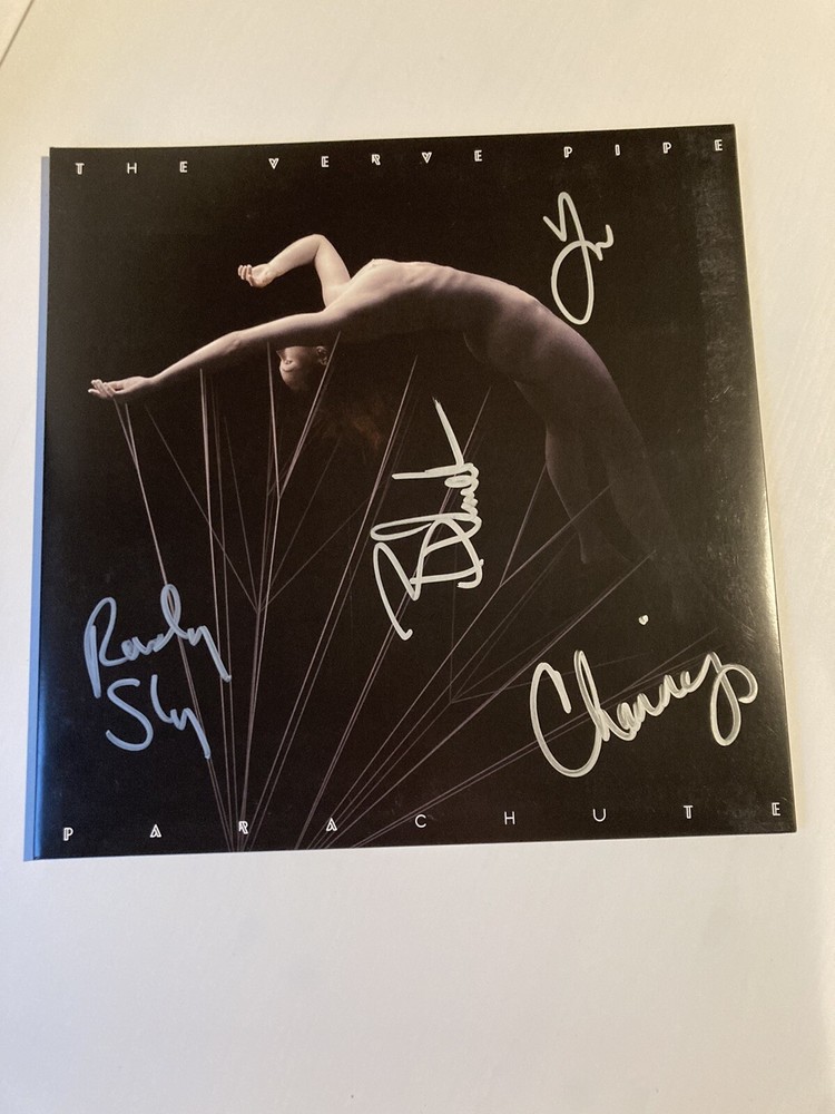 The Verve Pipe Parachute Signed Vinyl Record Autographed Color Auto