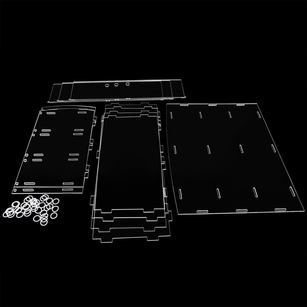 3 layers Acrylic Display Cabinet Case Bakery Pastry Display Case Multi-layer Kit