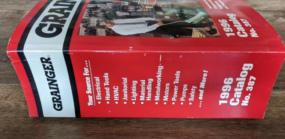 GRAINGER CATALOG 1996 Catalog # 387 RARE - INS