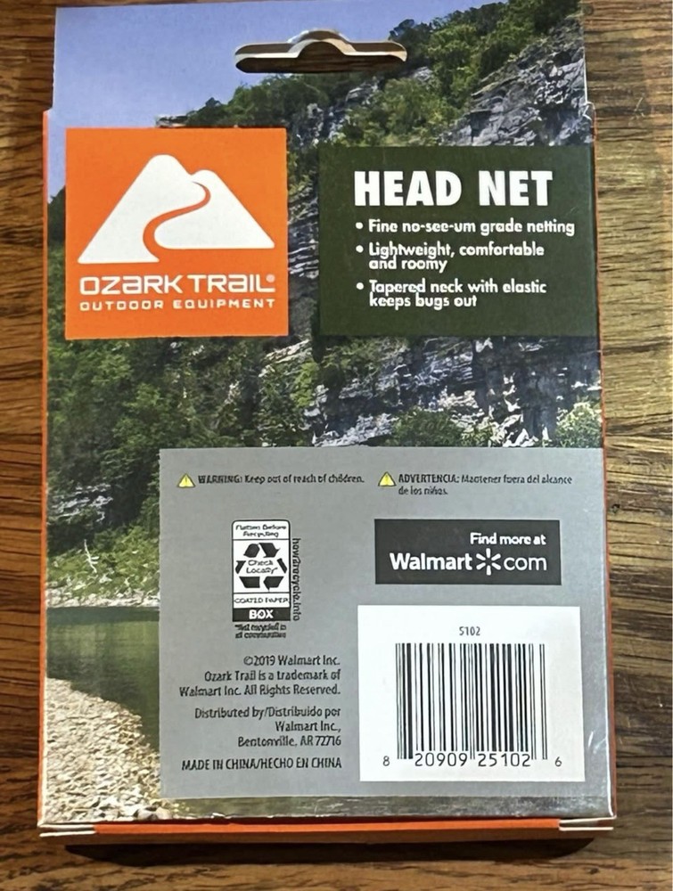 Ozark Trail Head Net NIB