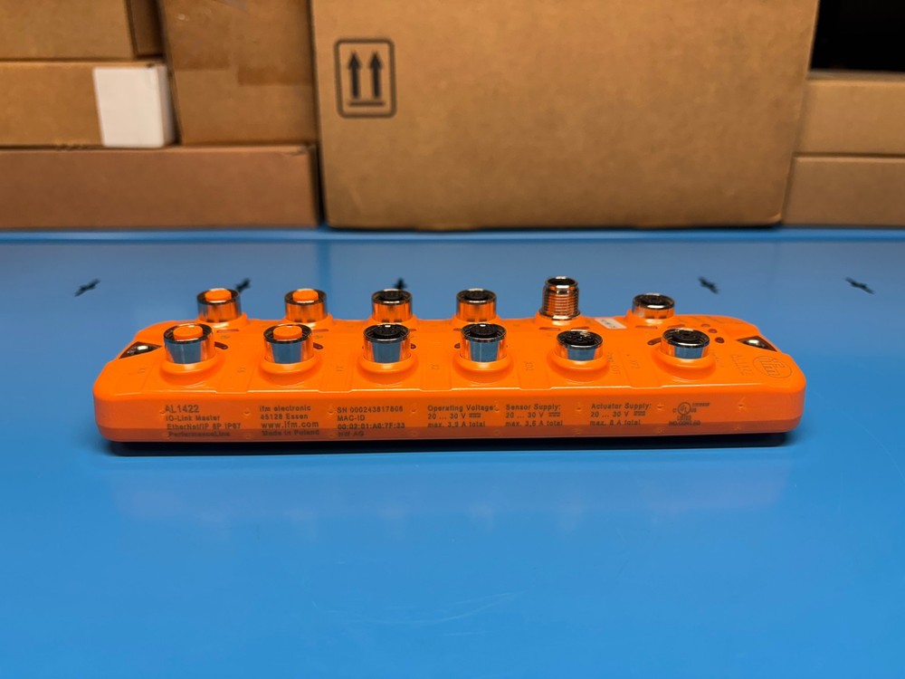 IFM AL1422 I/O-Link Master EtherNet/IP Communication Module - NEW OPEN BOX