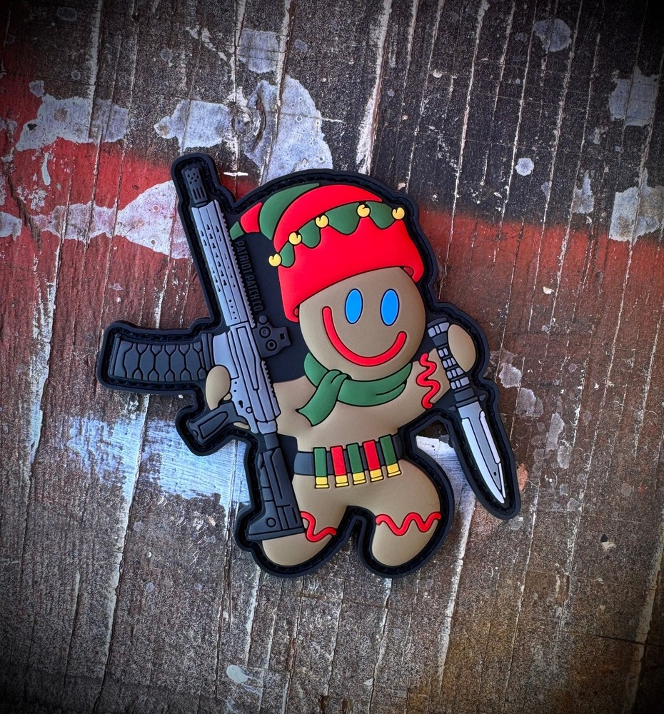 Patriot Patch Co. - Tactical Gingerbread Man Auto Shotty - Patch