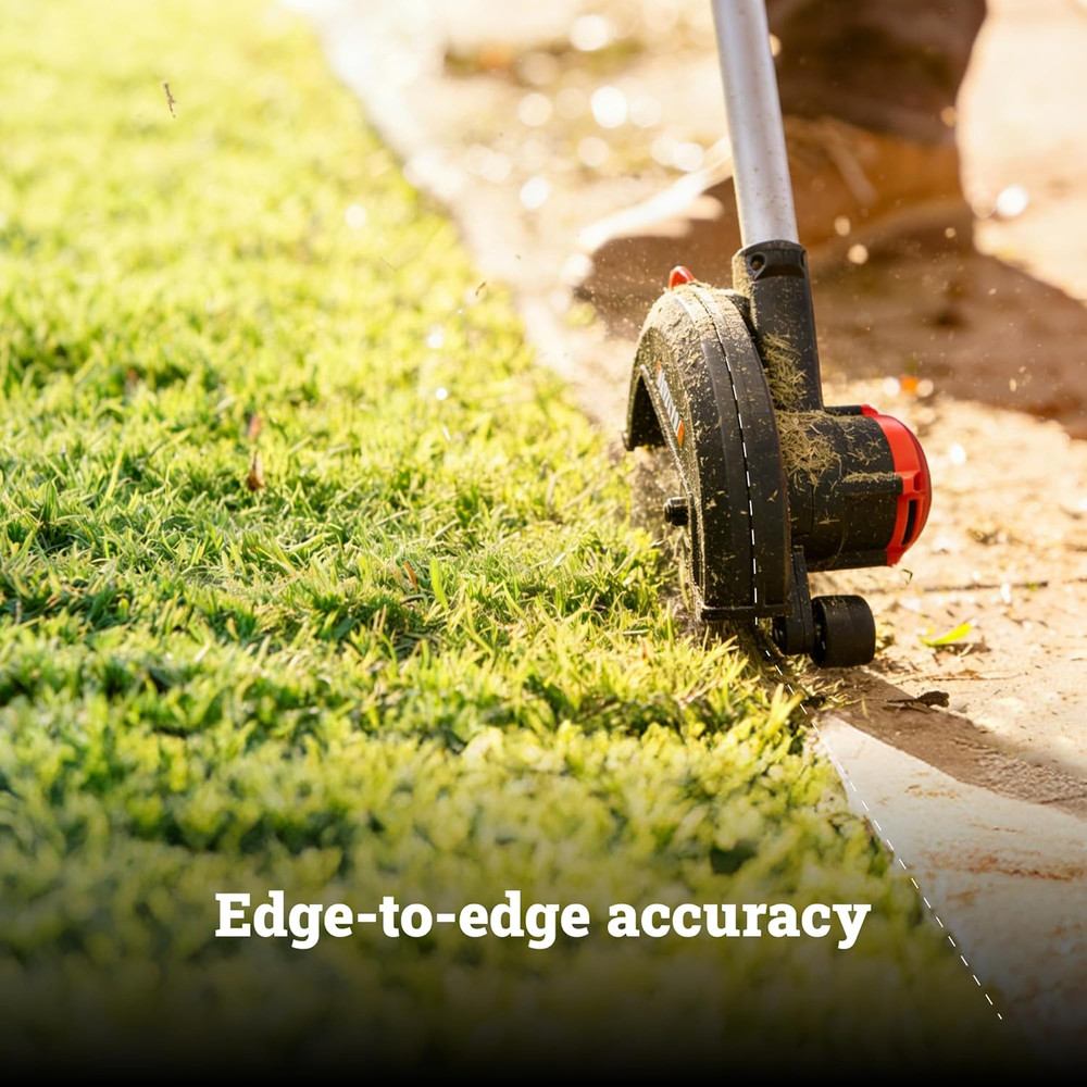 WORX Nitro Cordless Lawn Edger, 7'' Grass Edger with 3 Depth Settings, 20V Trenc