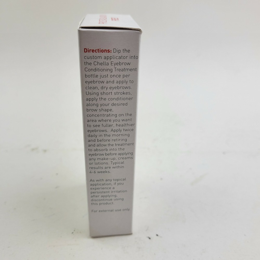 Chella: Eyebrow Conditioning Treatment Full Size (4ml/.14fl oz). New
