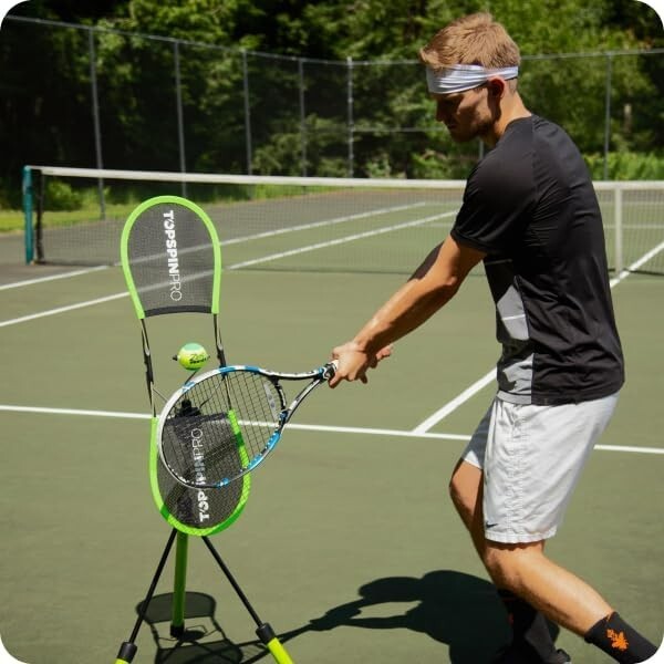Tennis Training Aid, Learn Topspin in 2 Minutes a Day