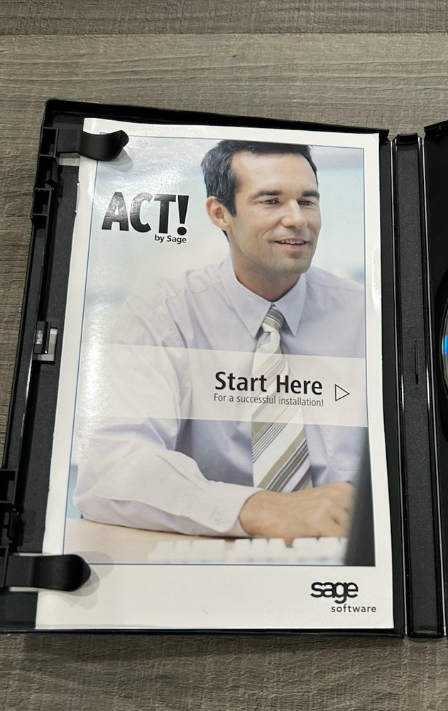 Act By Sage 2007 (9.0) Computer Software Windows READ DESCRIPTION Used