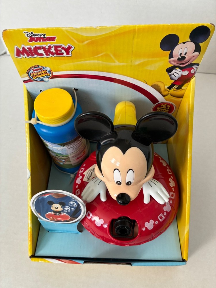 Imperial Disney Junior Mickey Bubble Bellie Super Magic Bubbles Blowing Machine