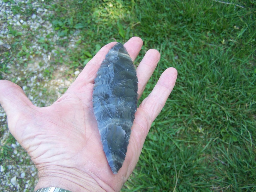 Turkey tail blade reproduction arrowhead!
