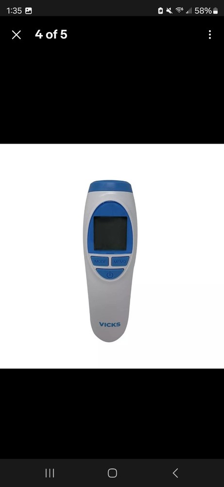 Vicks No-Touch 3-in-1 Thermometer