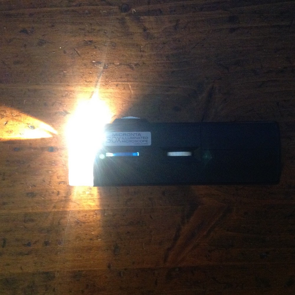 Vintage Micronta 30X Illuminated Microscope with Case