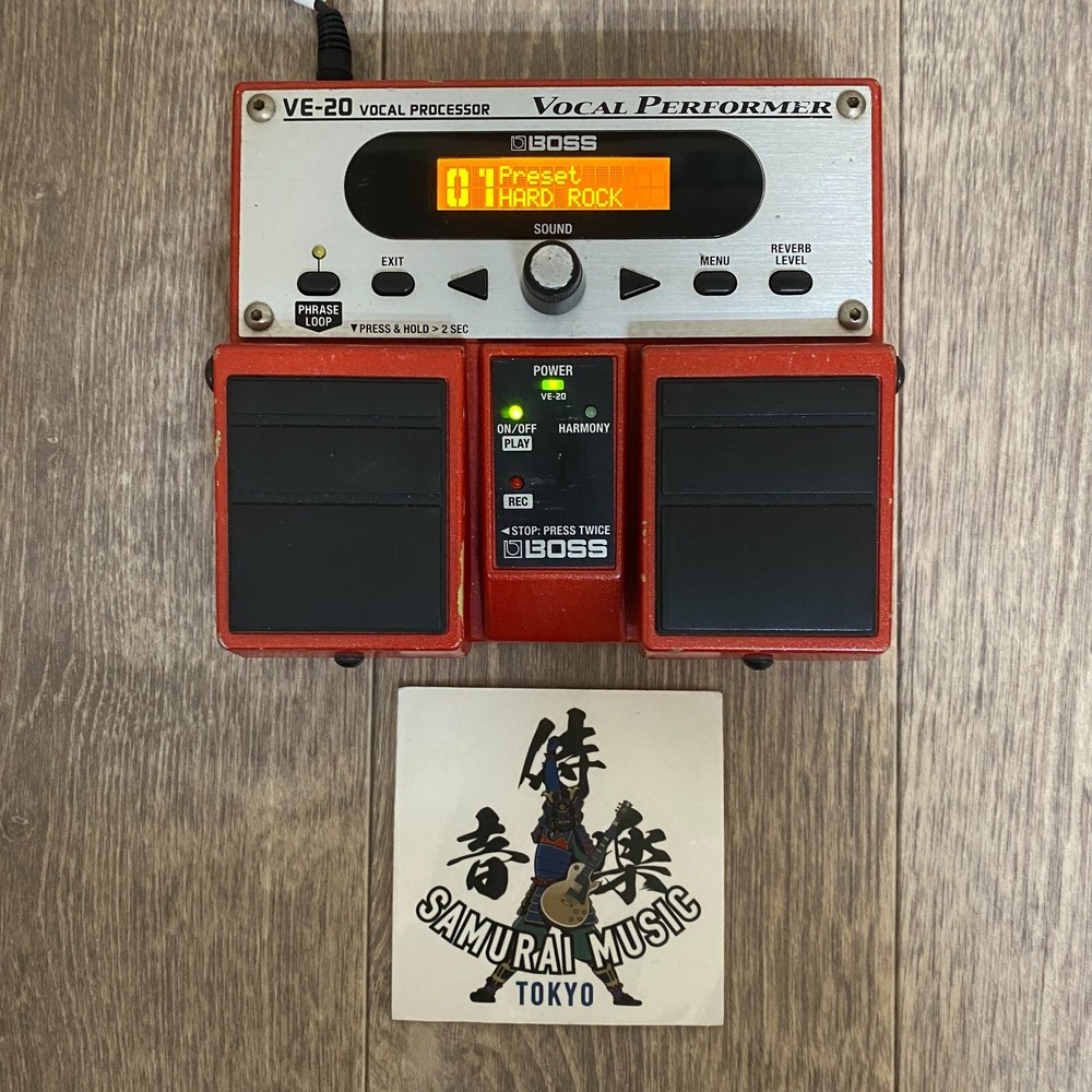 Boss VE-20 Vocal Effector Performer Vocal Processor Multi-Effects Used Product