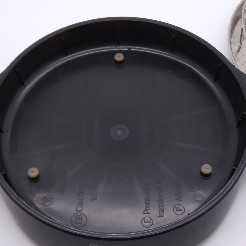 NuWave Pro Infrared Oven Replacement Base + Stainless Drip Pan Black Model 20321