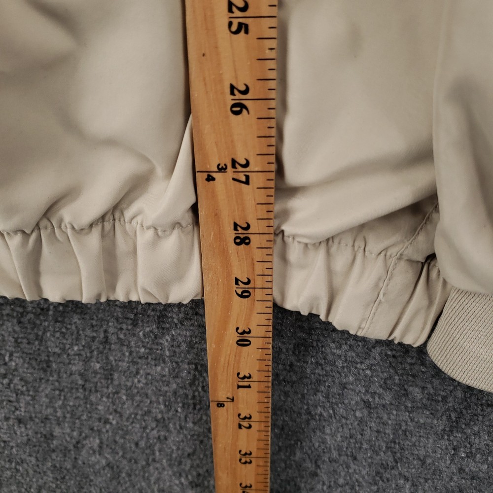 FJ FootJoy Jacket Men XL Extra Large Beige Golf Performance Windbreaker Pullover