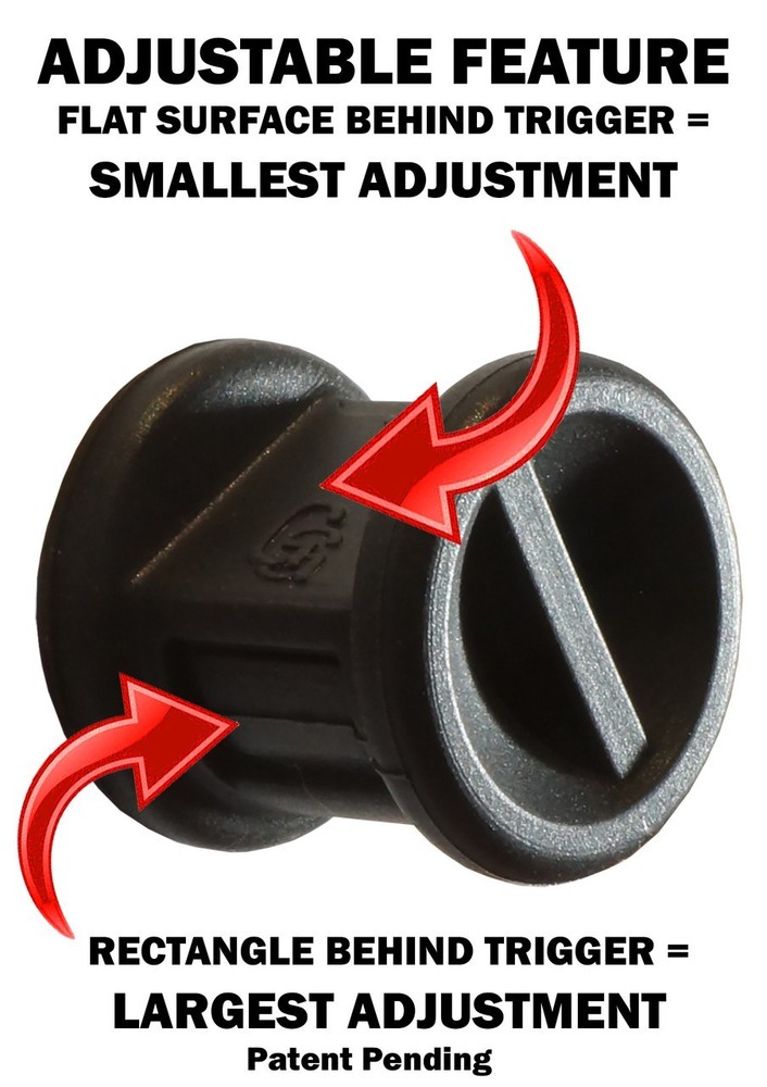 Garrison Grip Micro Trigger Stop Fits Ruger LCPII 380 Red (s16) 2 Pack