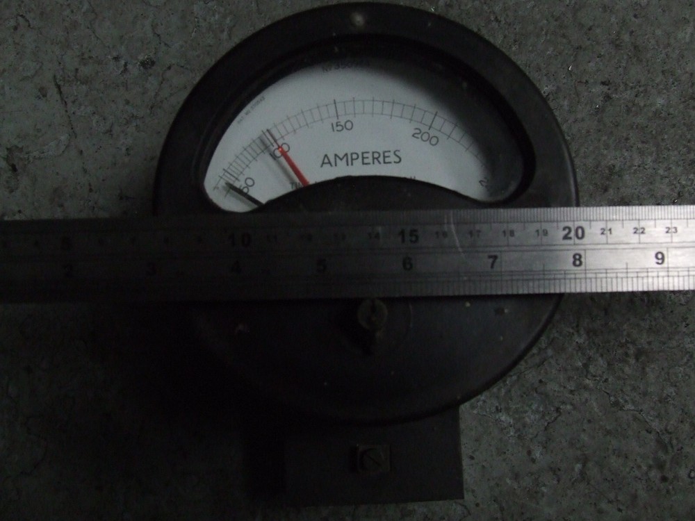 ammeter old large steampunk