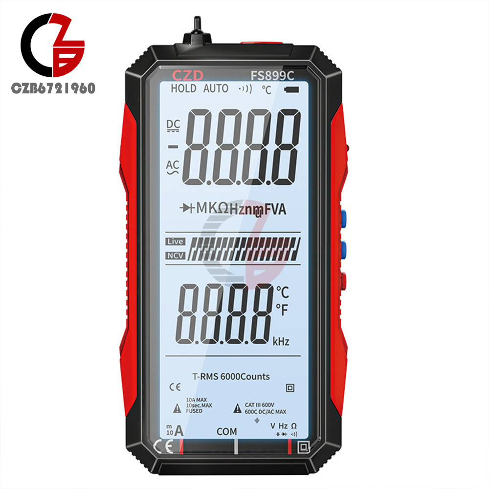 CZD-FS899C Digital Multimeter Auto AC/DC Voltage Current Frequency Meter