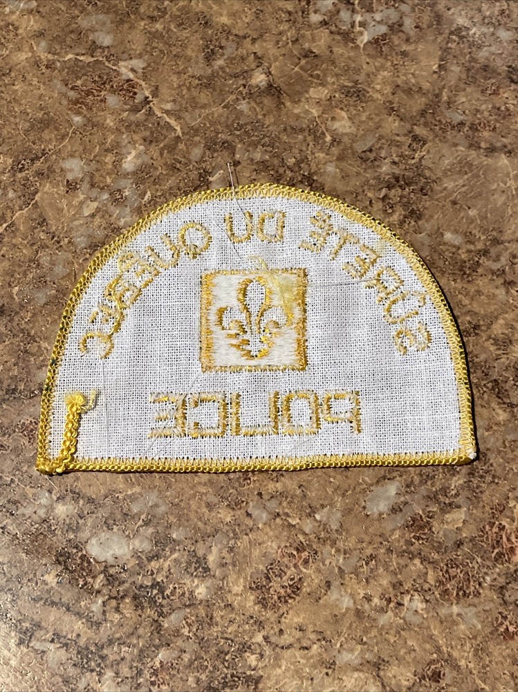 Police Patch - Surete Du Quebec - Canada