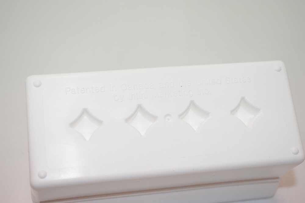 Child Resistant Medication Case 2 Compact WHITE Plastic Storage Locking Lock Box
