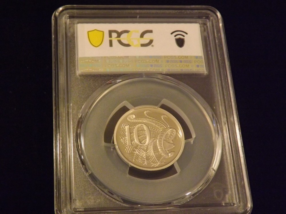 1991 10 C Australia PCGS PR 70