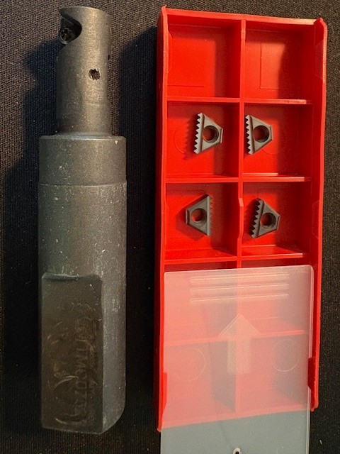 Indexable Thread Mill w/ 20 TPI Inserts CNC Thread Mill