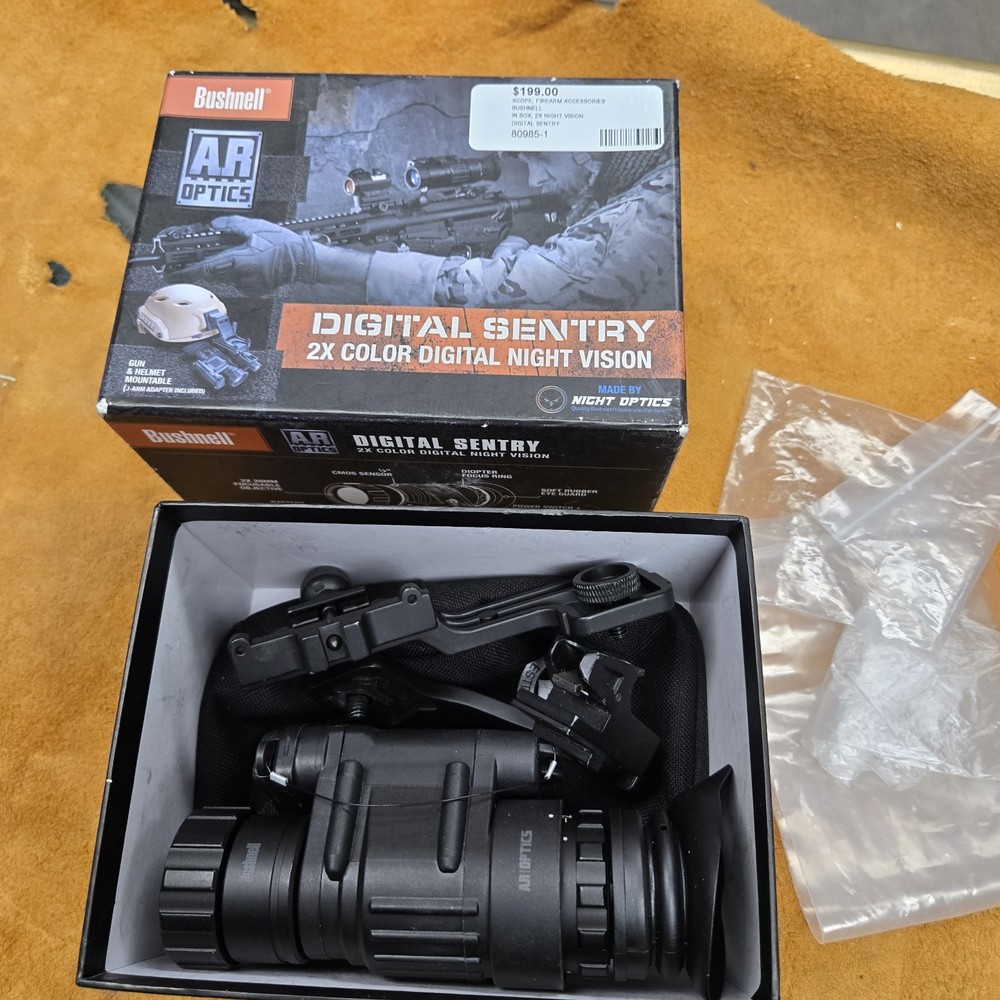 Bushnell AR Optics Digital Sentry Night Vision Monocular 2x color with mount