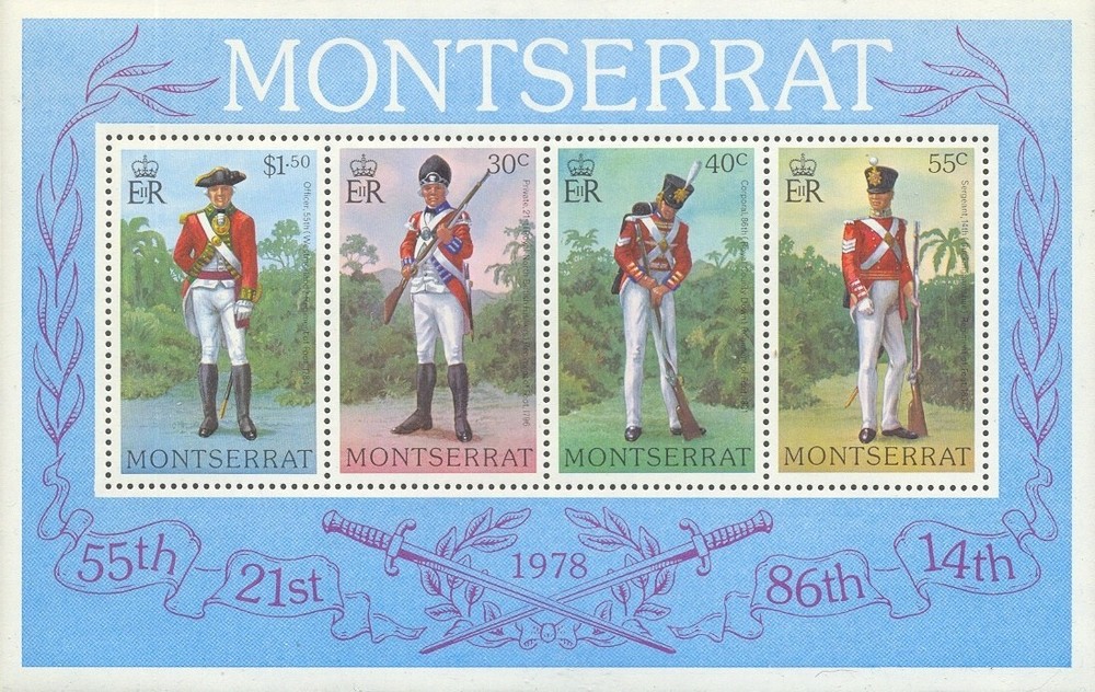 Montserrat Scott #'s 396a MNH