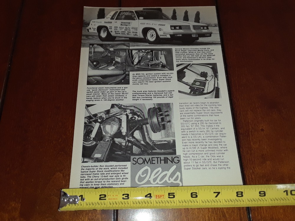 1984 OLDSMOBILE CUTLASS ORIGINAL ARTICLE