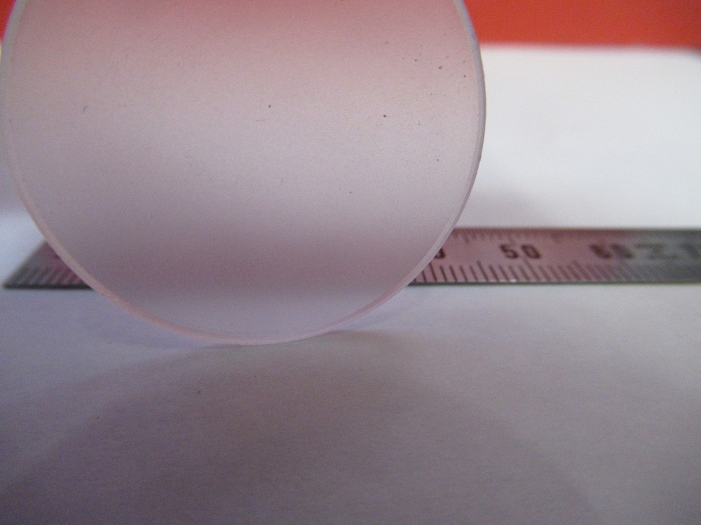 ZEISS GERMANY GLASS FILTER DIFFUSER MICROSCOPE PART AS PICTURED P8-B-11
