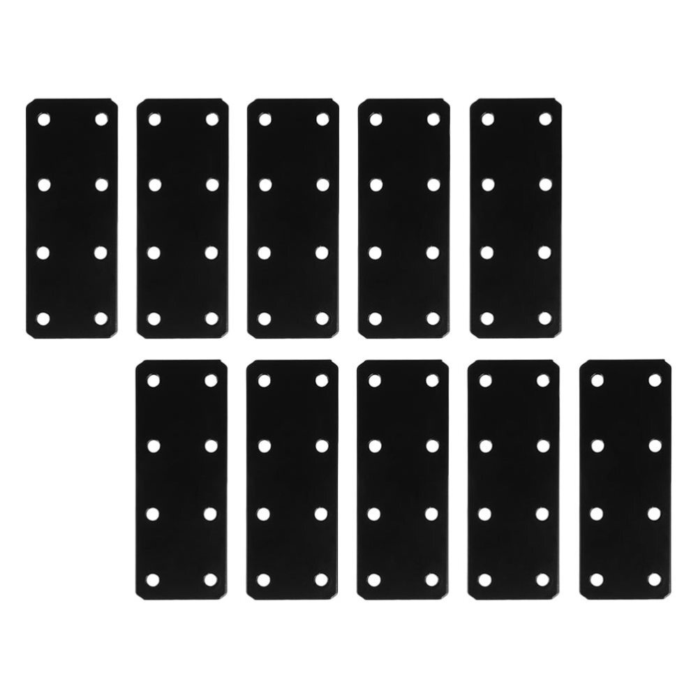 10 Pcs Brackets for Braces Iron Sheets Chair Fastening Durable
