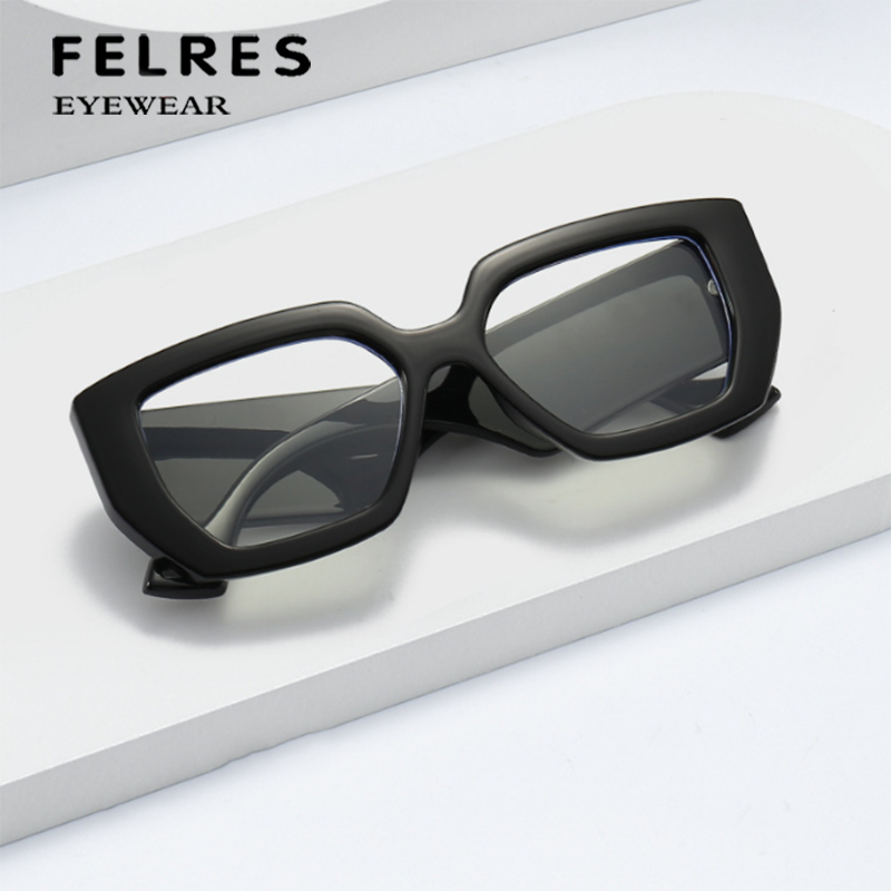 Women Blue Light Blocking Thick Frame Reading Glasses Square Clear Lens Glasses