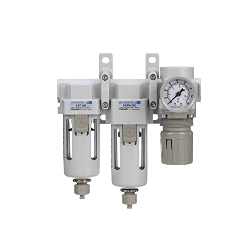 SAU330-N03G Three Stage Compressed Air Drying System Poly Bowl - Manual Drain