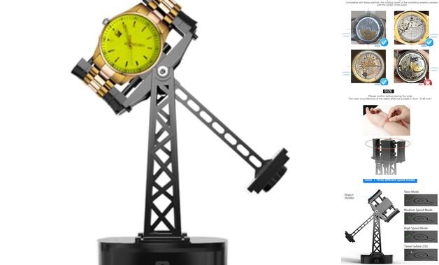 Single Watch Winder for Automatic Watches,Timer Standard version