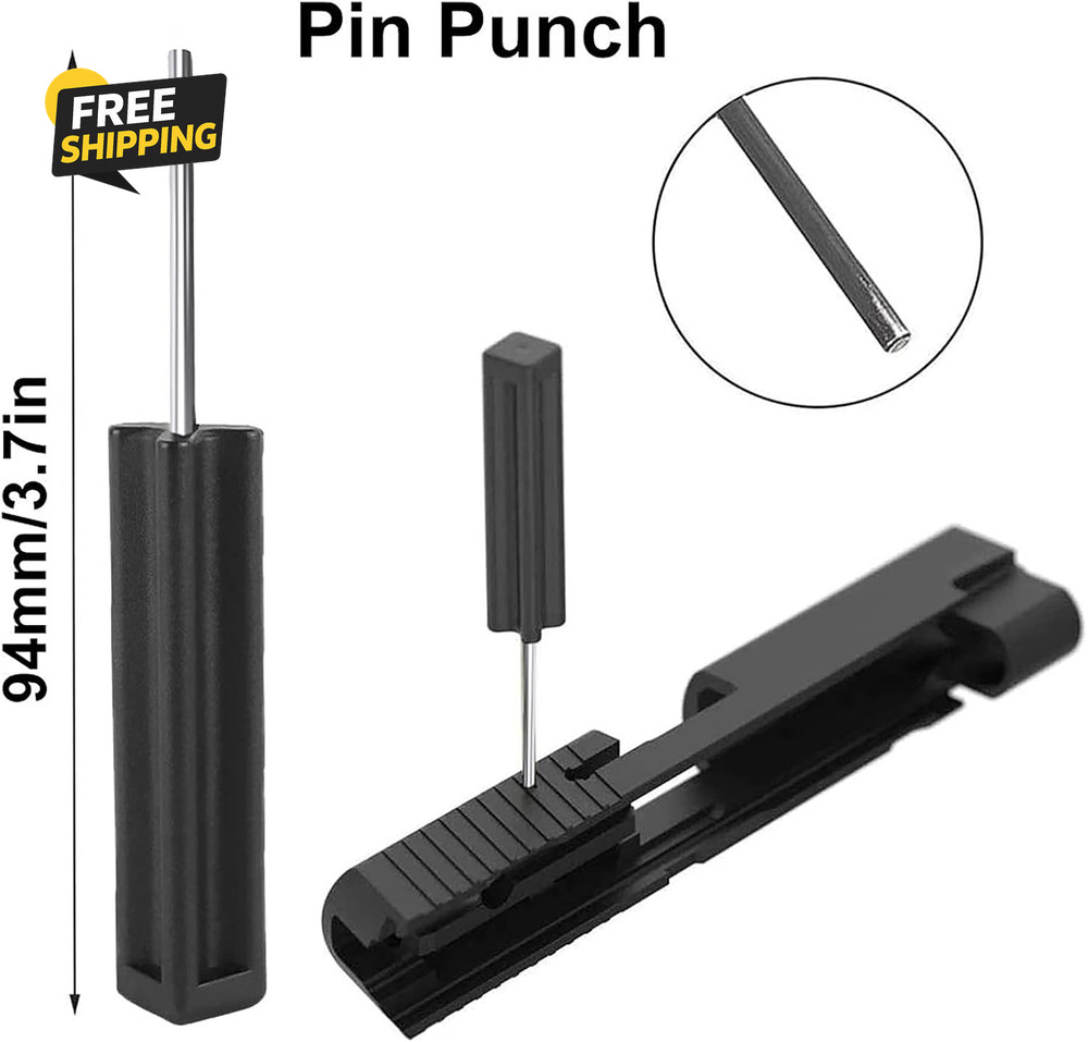 Front Sight Tool for Glock Tool Kit, Disassembly Tool Pin Punch Tool Compatible