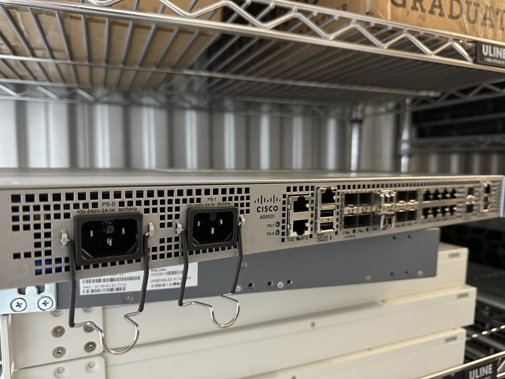 Cisco ASR-920-12CZ-A Aggregation Services Router