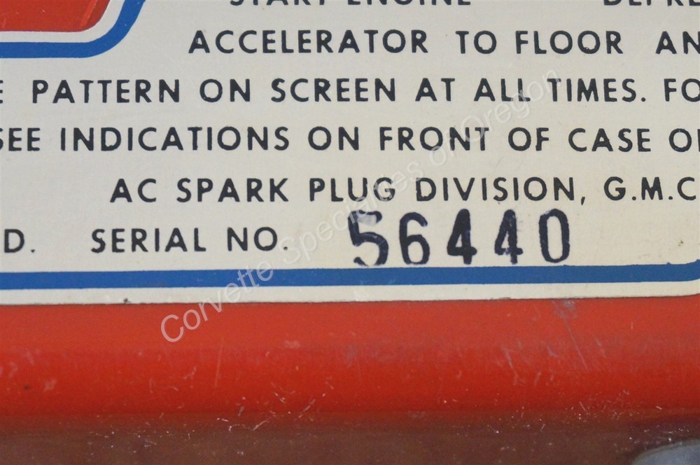 NOS Collectible AC Acilloscope Spark Plug Analyzer Introductory Package 5612400