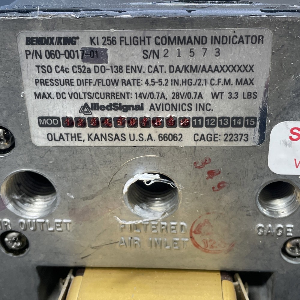 King KI 256 Flight Command Indicator - Untested - No Warranty!