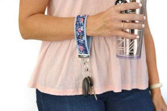 Ohio State Wrist Keyfob / Wristlet Keychain