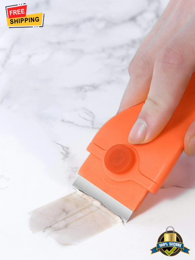 Portable Multifunction Cleaning Scraper for Kitchen & Bathroom - Compact Tool