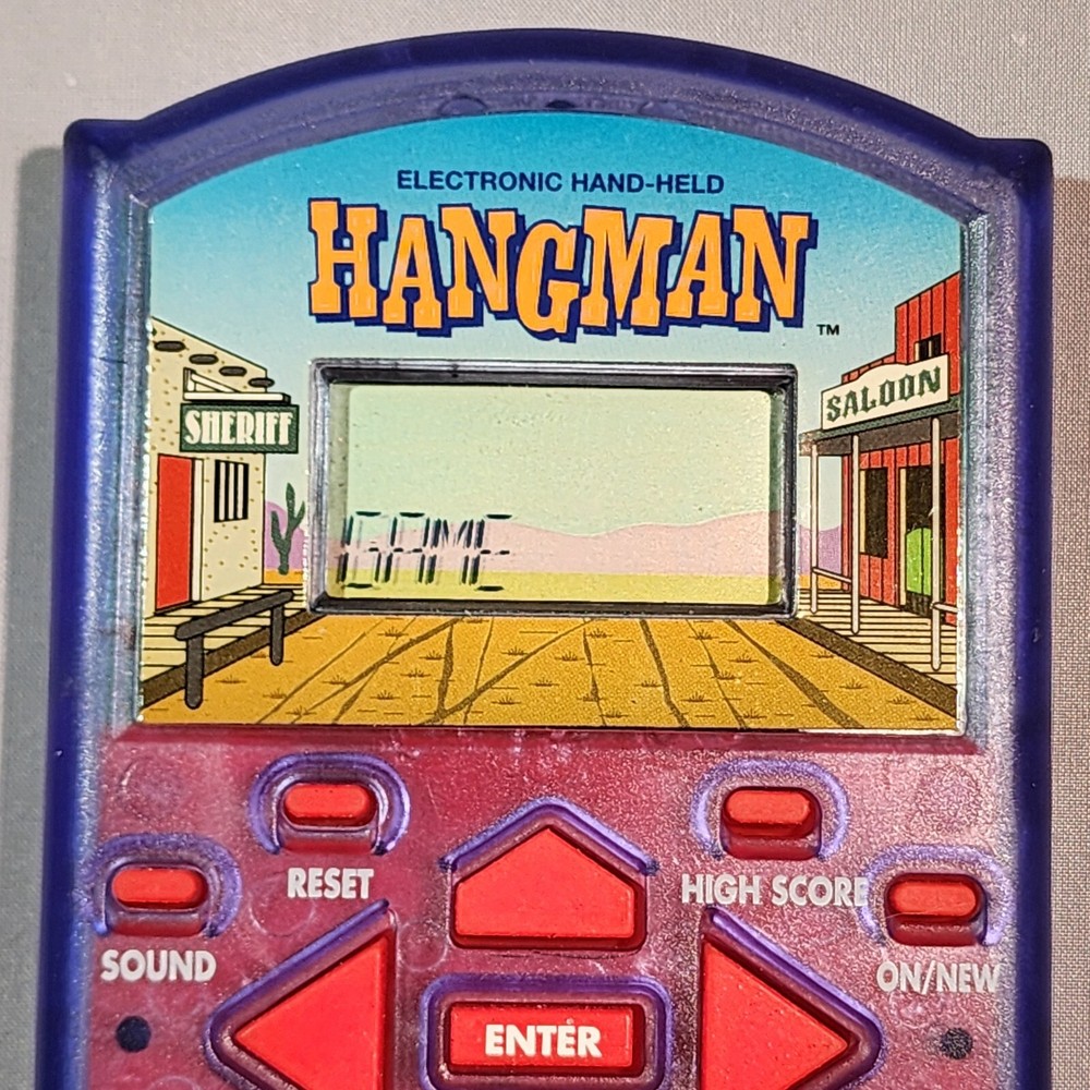 Milton Bradley Electronic Hand-Held Hangman