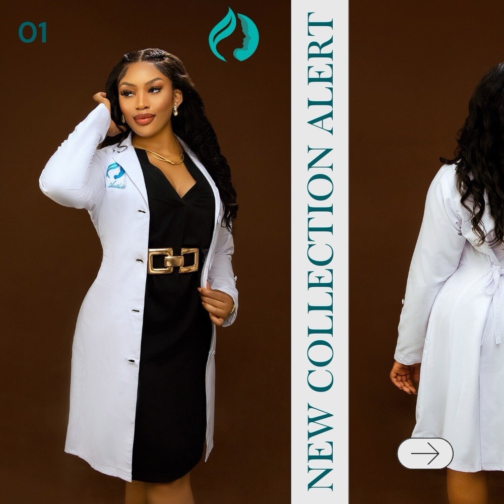 Lab Coated - Fitted & Pleated With Free Customization