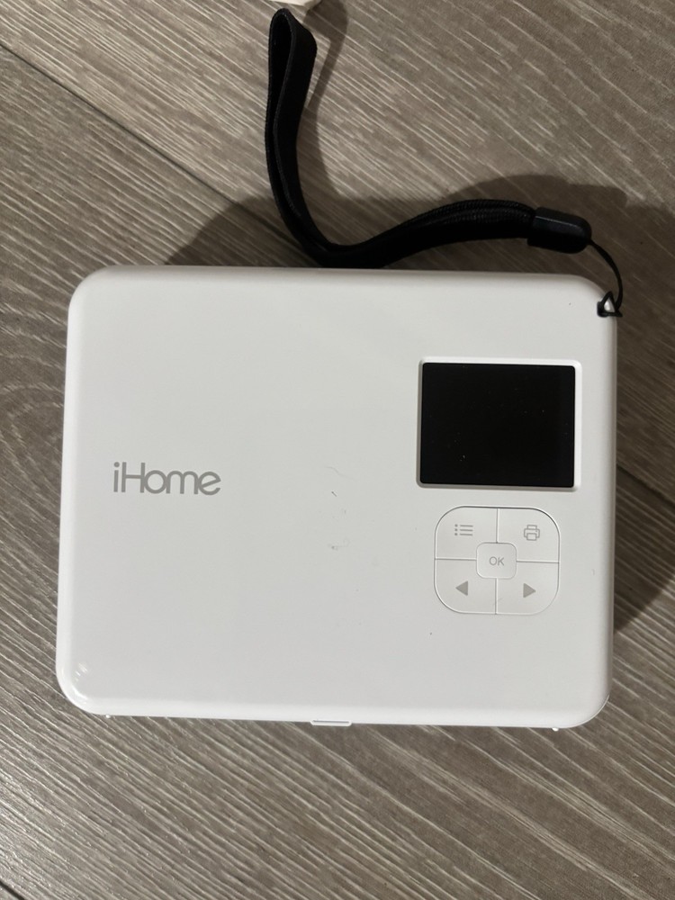 iHome QWIK PIX3 Bluetooth Printer Camera IHCP33 Bundle - WORKING NO CARTRIDGE