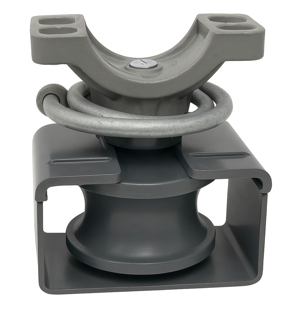 4-Pack: Guarded Nylon Cantilever Gate Roller 4" Post x 2-3/8" Frame (4-Pack)