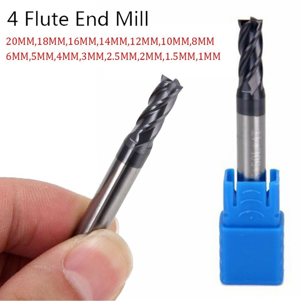 Versatile 4 Flute Solid Carbide Milling Cutter for Various Machining Needs