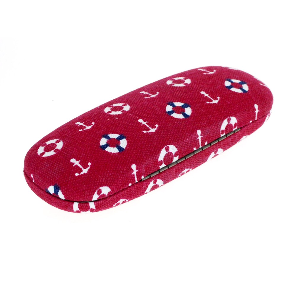 Sunglasses & Glasses Protective Case Sailor Print Fabric Rectangle Hardcase